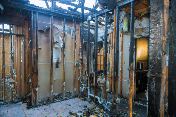 Professional Fire Damage Removal technician working in Eufaula, OK